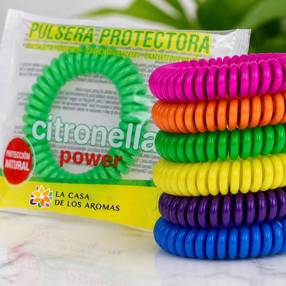 Citronella Mosquito Repellent Bracelet | 5-7 Day Effect | Adults and Children | Outdoor Use