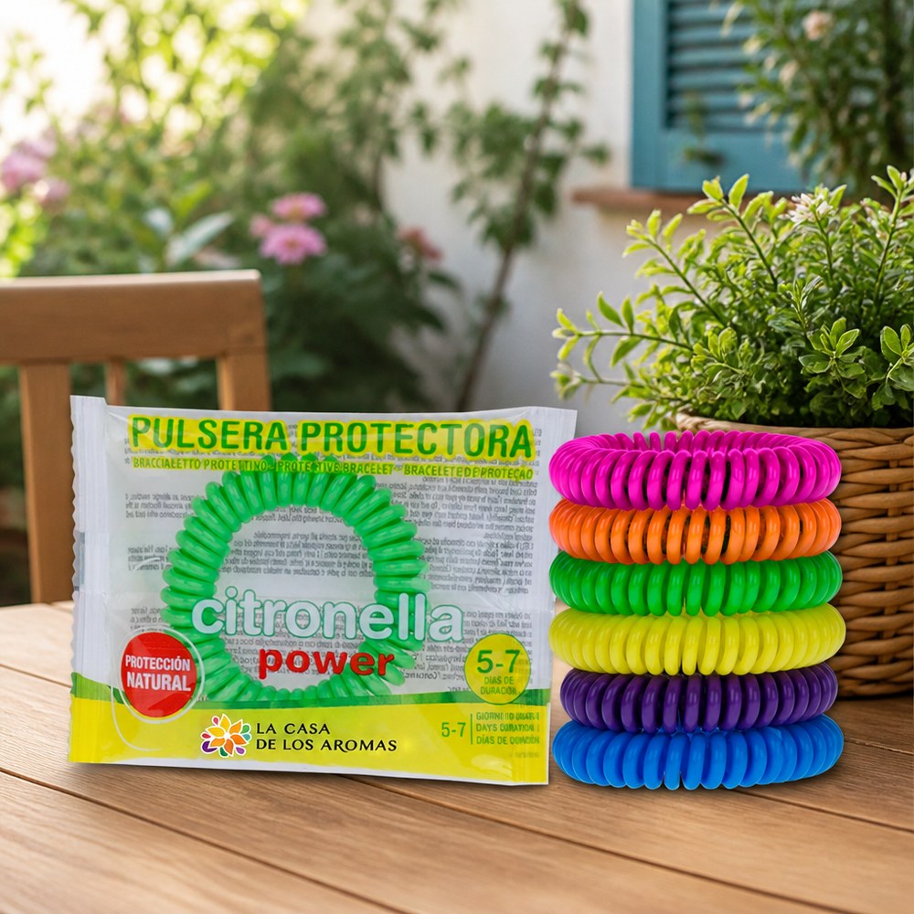 Citronella Mosquito Repellent Bracelet | 5-7 Day Effect | Adults and Children | Outdoor Use