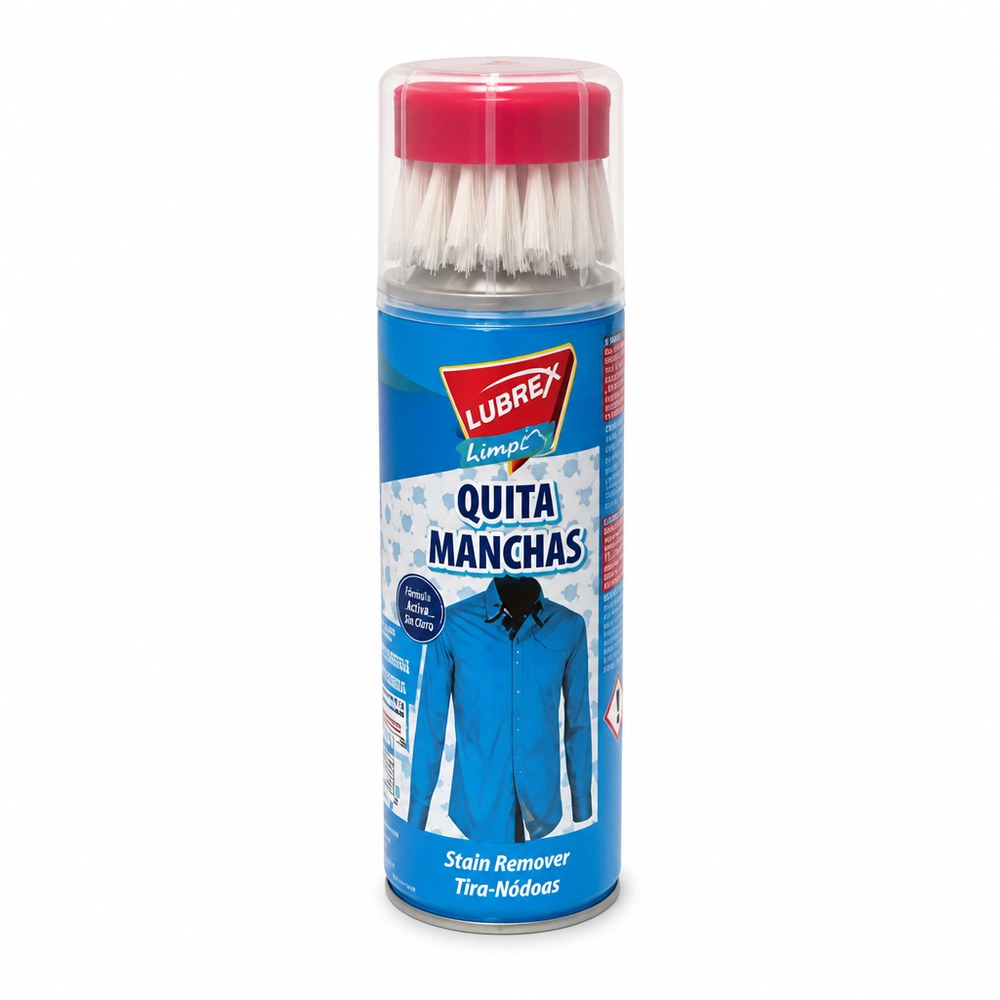 Fleckenentfernungsspray mit Bürste