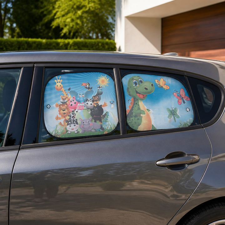 Auto-Sonnenschutz UV — Kinder auf dem Rücksitz hören in 30 Sekunden auf, sich über die Sonne zu beschweren
