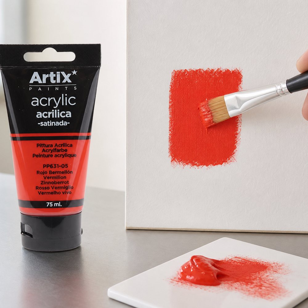 Artix Zinnober Acrylfarbe