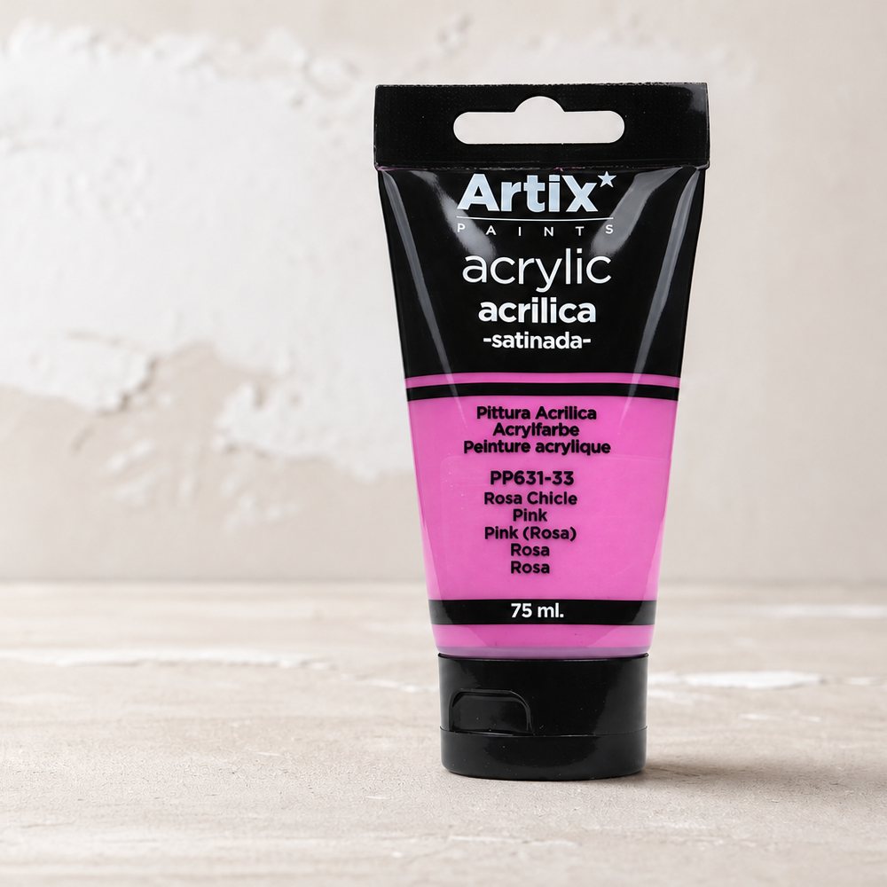 Satin-Acrylfarbe Magenta