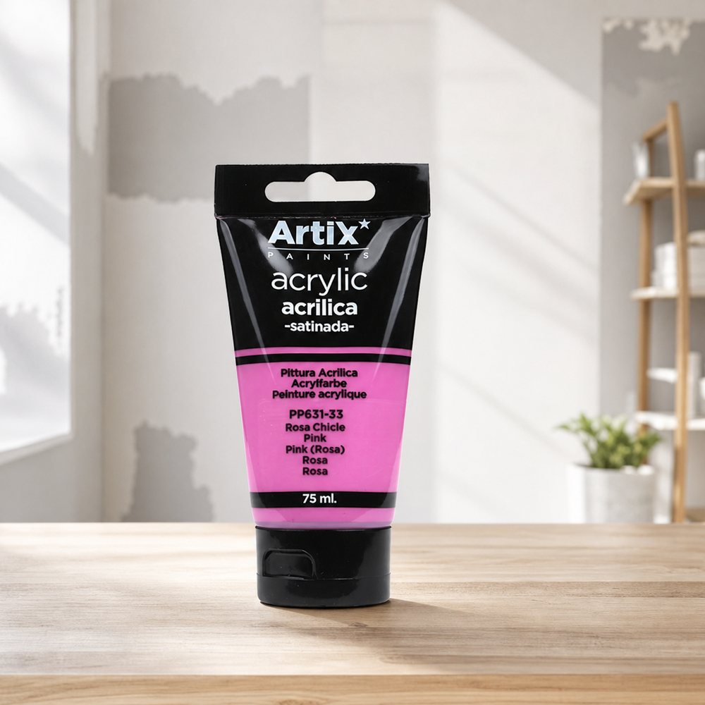 Satin-Acrylfarbe Magenta
