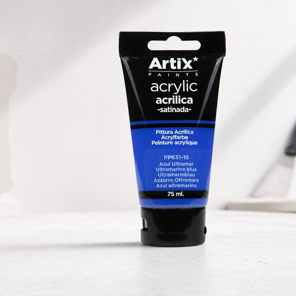 Acrylfarbe Ultramarinblau