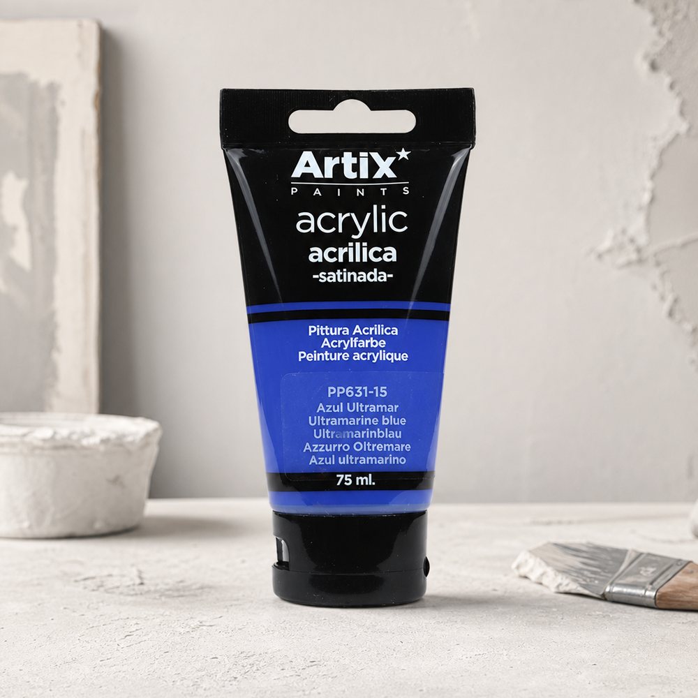 Acrylfarbe Ultramarinblau