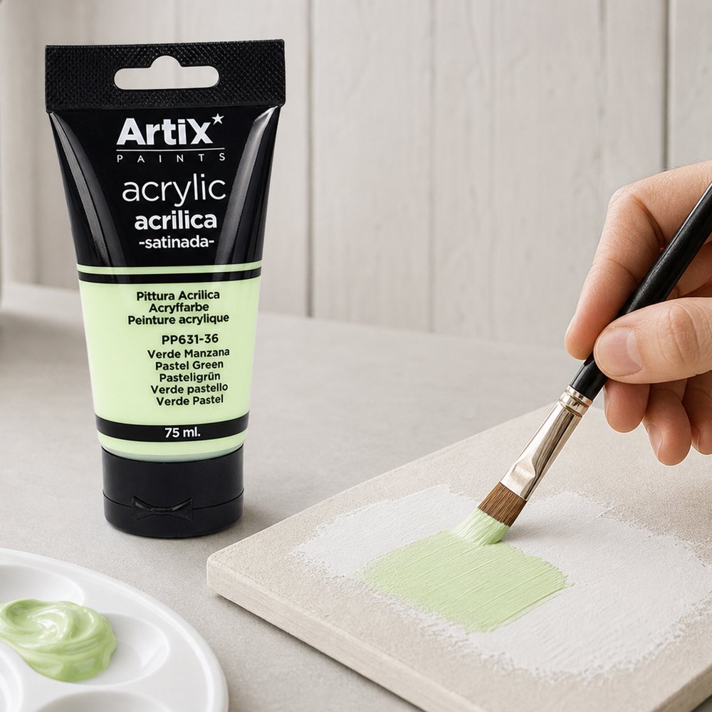Acrylfarbe Pastellgrün 75 ml