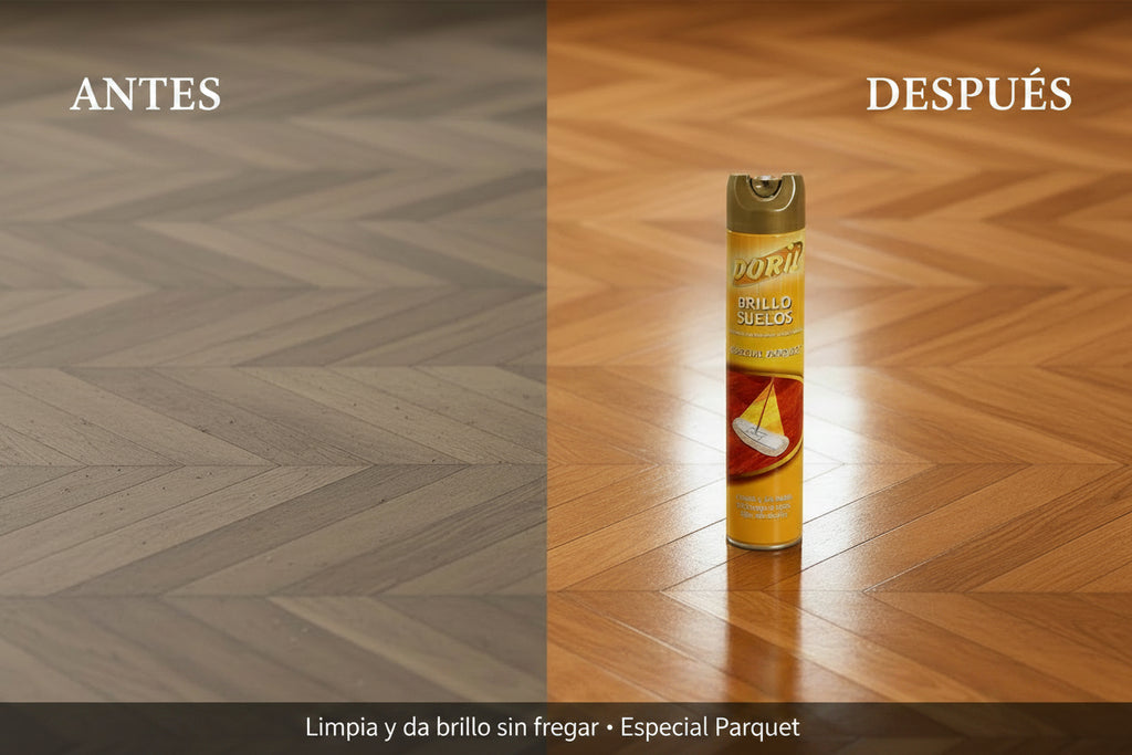 Doril Floor Polish Spray | Instant Shine for Parquet and Floors
