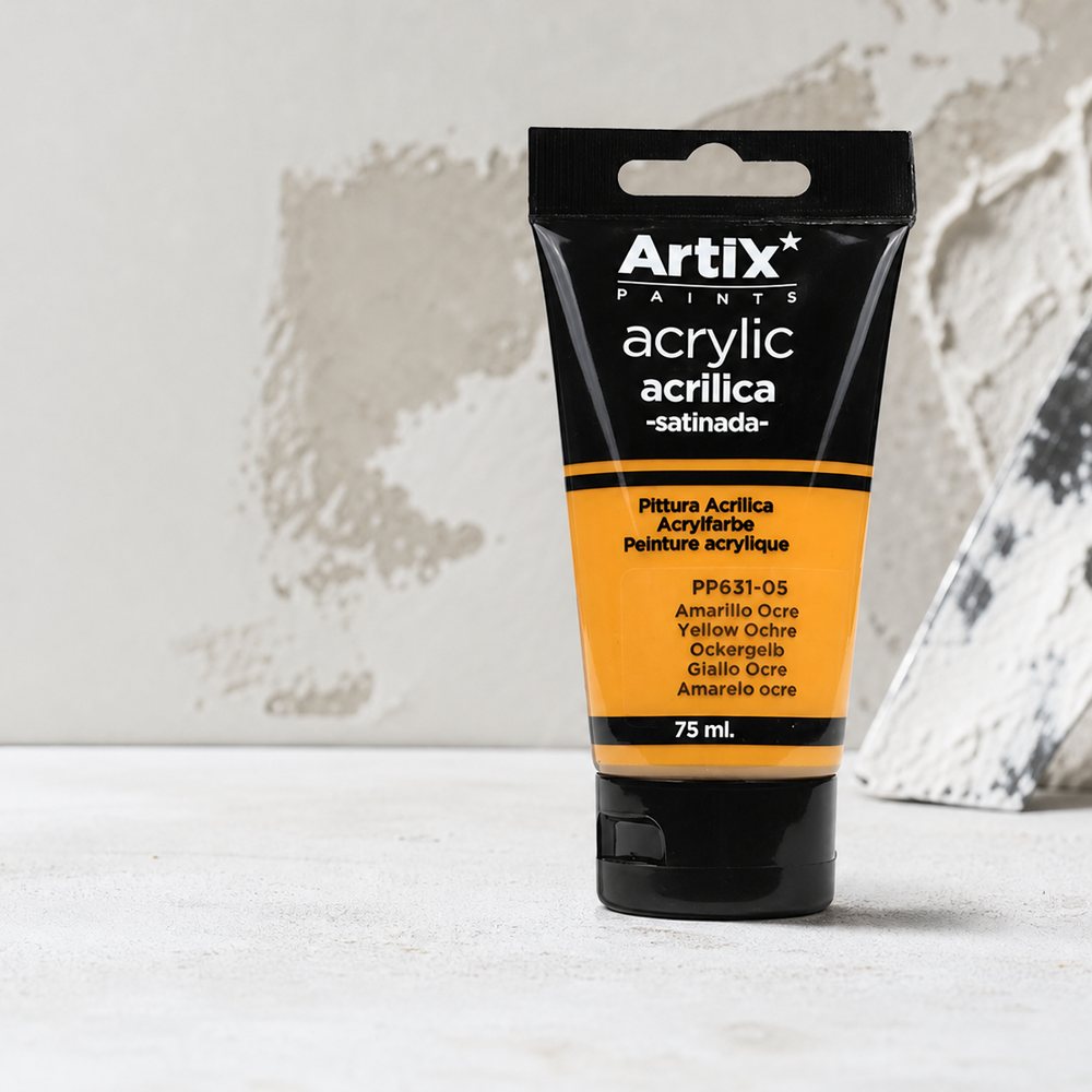 Acrylfarbe Ockergelb 75 ml
