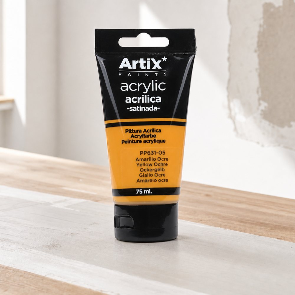 Acrylfarbe Ockergelb 75 ml