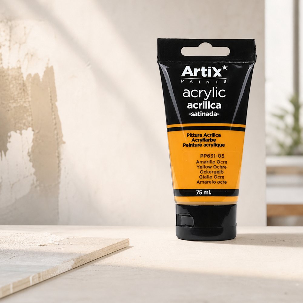 Acrylfarbe Ockergelb 75 ml