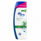 H&S Anti-Schuppen Shampoo Menthol Fresh 400 ml | 2x Schutz | Sparpack 2 Stück