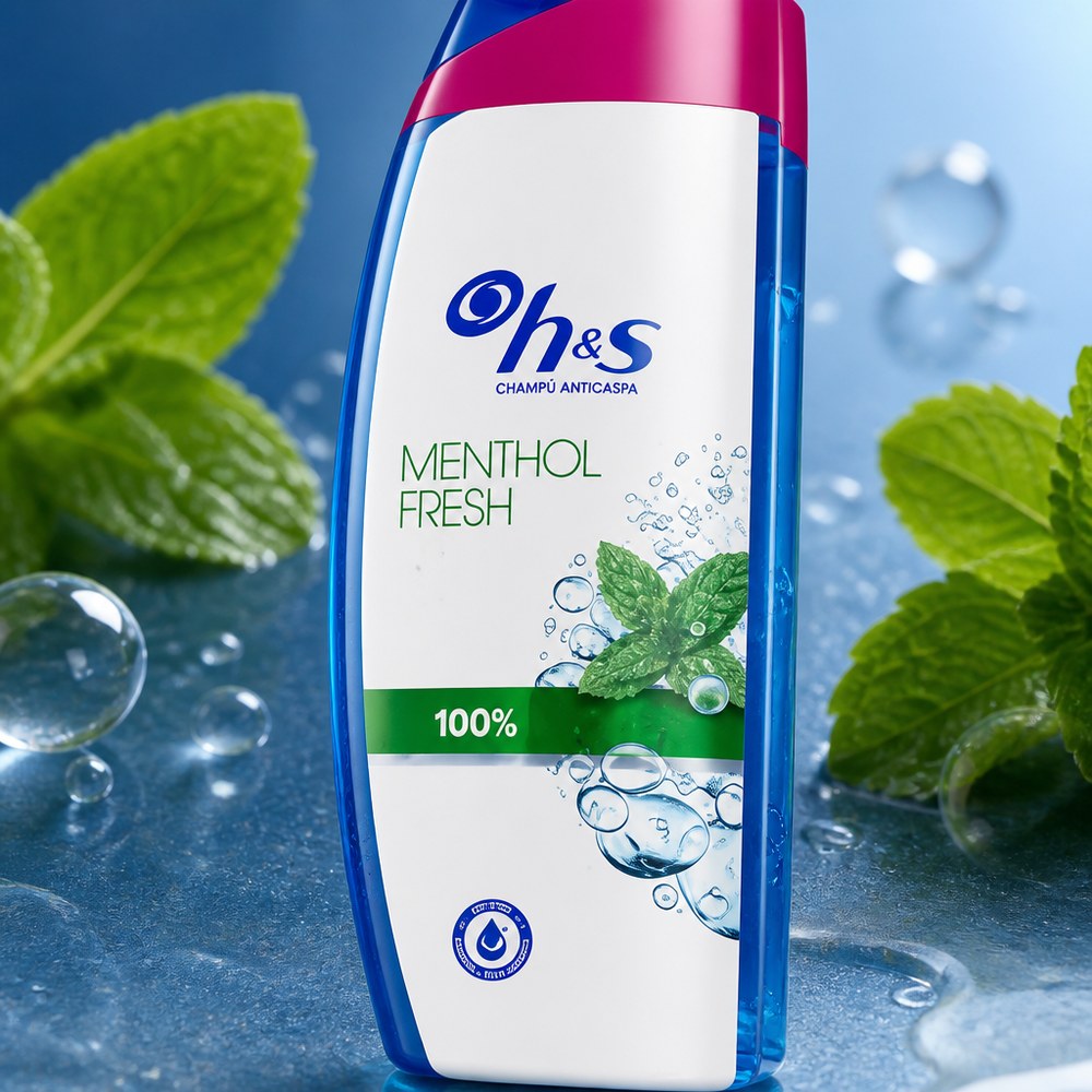 H&S Anti-Schuppen Shampoo Menthol Fresh 400 ml | 2x Schutz | Sparpack 2 Stück