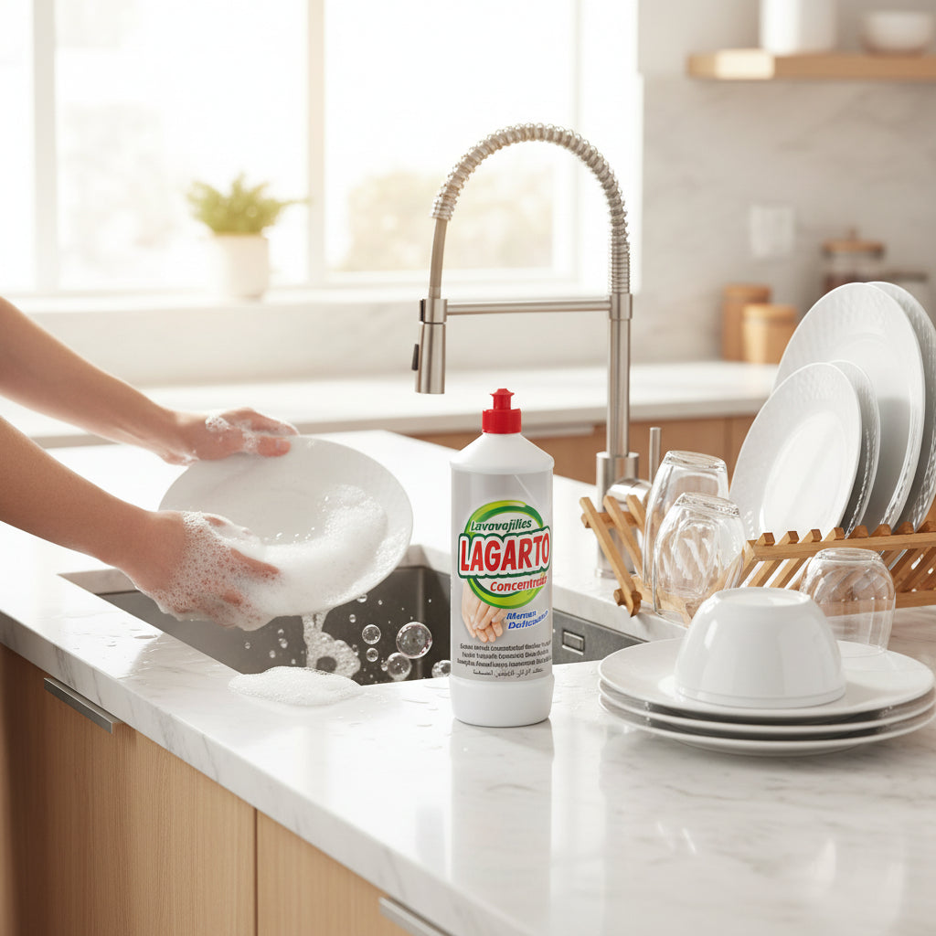 Lagarto Concentrated Dishwashing Liquid | Gentle on Hands, Tough on Grease