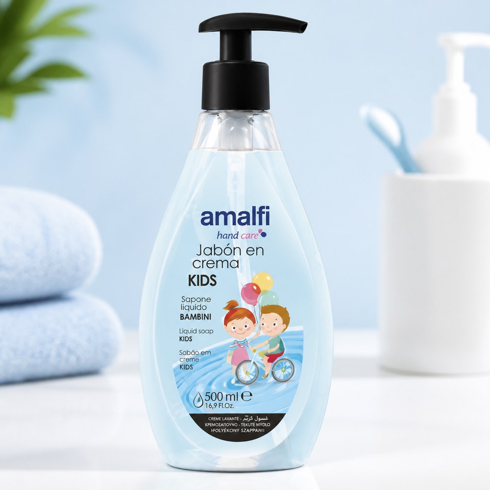 Amalfi Creme-Seife für Kinder 500ml | Milde Flüssigseife für Kinder