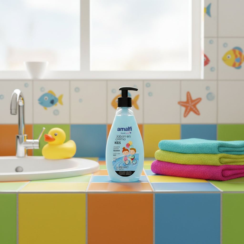 Amalfi Creme-Seife für Kinder 500ml | Milde Flüssigseife für Kinder