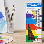 Set mit 12 Acrylfarben-Tuben 12 ml