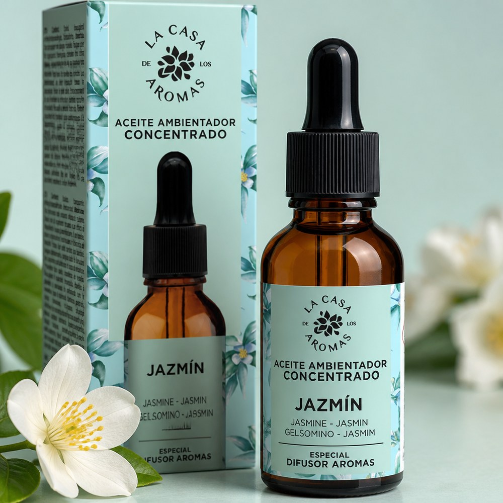 Konzentriertes Jasmin-Duftöl 30ml | Natürliche Essenz für Diffusoren