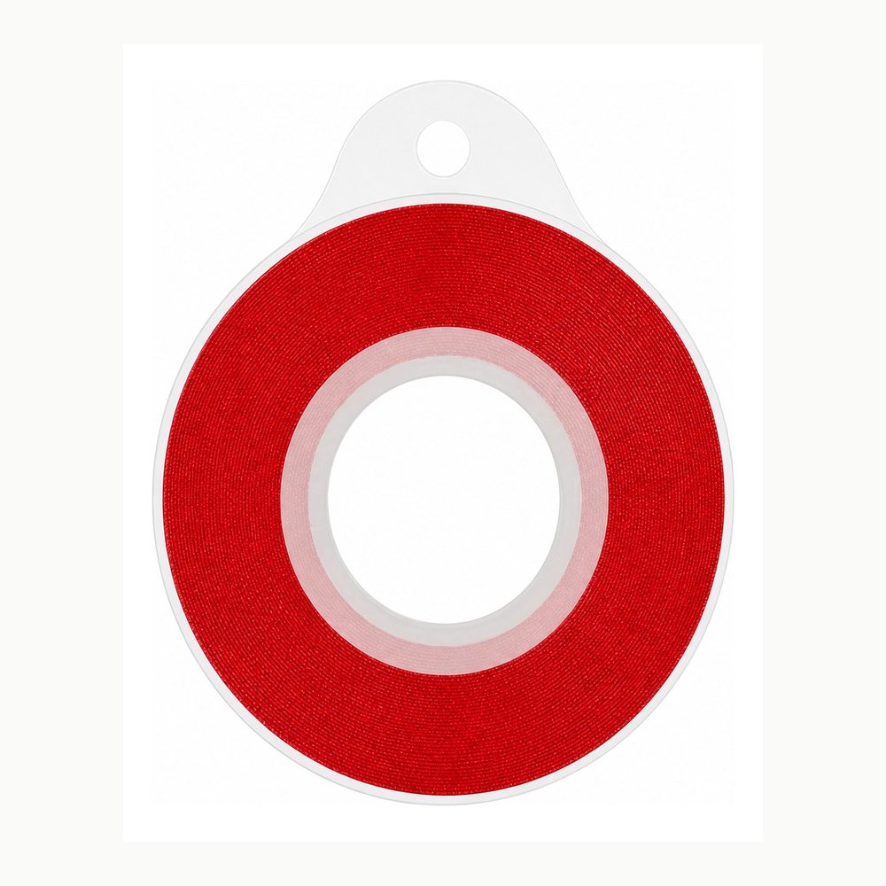 Red Satin Ribbon 0.7cm x 25m