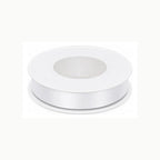 Weißes Satinband, 1,0 cm x 25 m