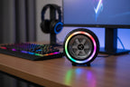 Bluetooth 5W Speaker with RGB Lights | 1200mAh Battery | BT/USB/TF/FM/AUX