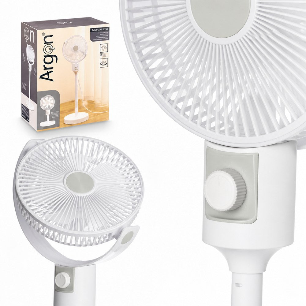 Standventilator Weiß | Leise und kompakt | Zuhause und Büro