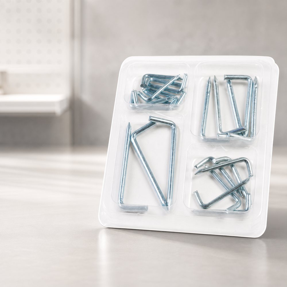 Set of 22 screw hooks
