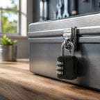 3-digit combination padlock