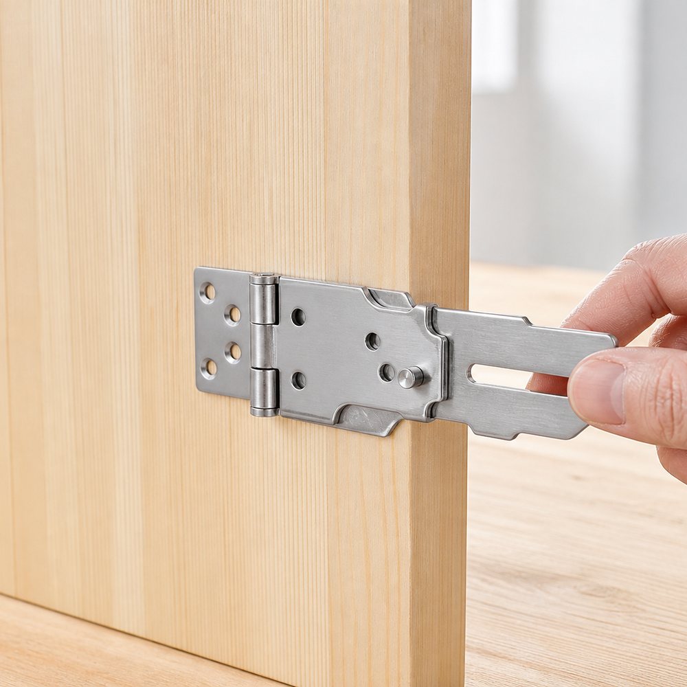 Stainless steel door closure