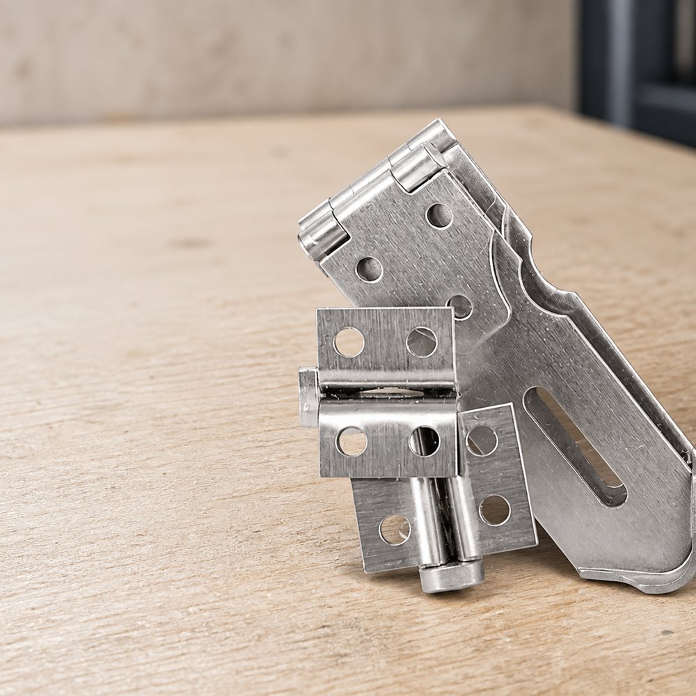 Stainless steel door closure
