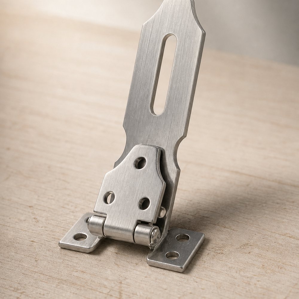 Stainless steel door closure